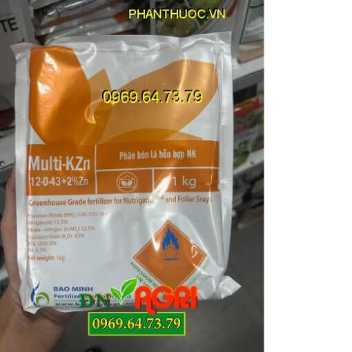 MULTI KZN 12-0-43+2%Zn-Trái Nhanh Lớn-Ra Hoa Đồng Loạt-Tăng Độ Ngọt-Tăng Đề Kháng