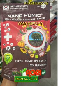 NANO HUMIC- Xanh Lá Dày Lá-Ra Rễ Mạnh-Tăng Thụ Phấn-Chống Rụng Hoa,Trái Non