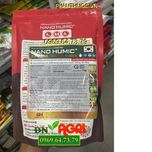 NANO HUMIC- Xanh Lá Dày Lá-Ra Rễ Mạnh-Tăng Thụ Phấn-Chống Rụng Hoa,Trái Non