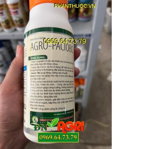 PHÂN BÓN VI LƯỢNG AGRO PACIOBO ORGANIC CA BO - Giúp Mát Cây, Mát Trái, Chống Rụng Hoa Trái Non