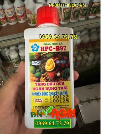 PHÂN BÓN LÁ HPC B97 - Tăng Đậu Quả, Ngăn Rụng Trái, Chuyên Dùng Cho Cây Ăn Trái