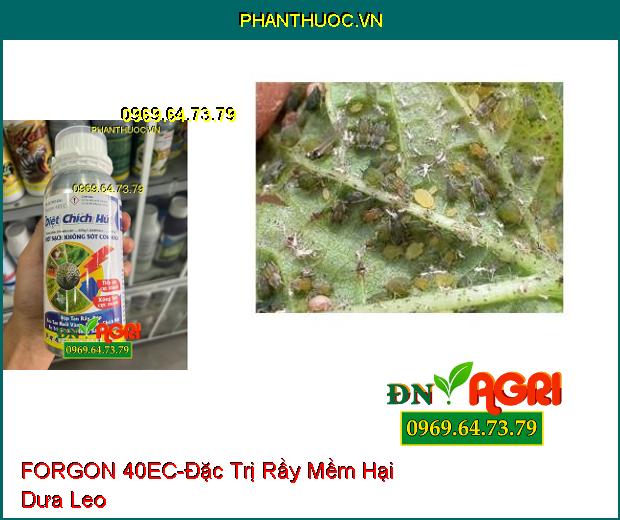 THUỐC TRỪ SÂU FORGON 40EC DIỆT CHÍCH HÚT - Đặc Trị Rầy, Rệp, Ruồi Vàng, Bướm, Bọ Trĩ, Sâu Cuốn Lá