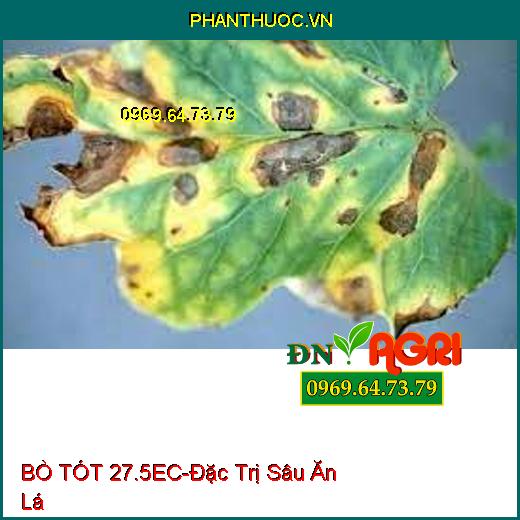 THUỐC TRỪ SÂU BÒ TÓT 27.5EC - Đặc Trị Sâu,Rầy, Nhện Đỏ, Sâu Cuốn Lá Trên Lúa