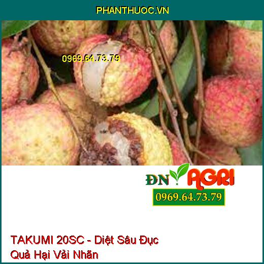 TAKUMI 20SC - Diệt Sâu Miệng Nhai- Sâu Cuốn Lá- Sâu Đục Quả- Sâu Tơ