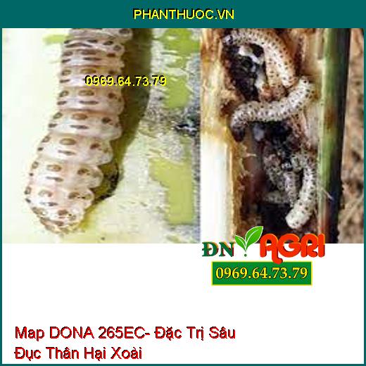 Map DONA 265EC- Đặc Trị Sâu Xanh- Sâu Cuốn Lá- Sâu Đục Thân- Sâu Kháng Thuốc