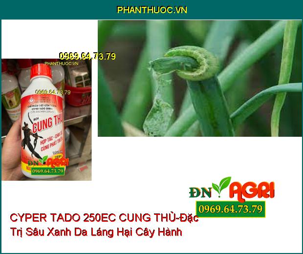 THUỐC TRỪ SÂU CYPER TADO 250EC CUNG THỦ -Đặc Trị Sâu Đục Thân, Sâu Cuốn Lá, Sâu Keo, Sâu Phao Đục Bẹ, Sâu Tơ