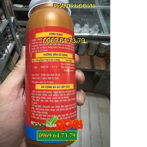 THUỐC TRỪ SÂU SPIRO 240SC NHỆN H97 - Đặc Trị Nhện Đỏ, Sạch Nhện, Hết Trứng Mạnh Và Kéo Dài