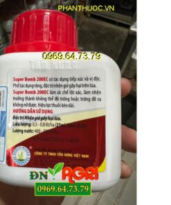 THUỐC TRỪ SÂU SUPER BOMB 200EC NỔ TUNG NHỆN GIÉ - Đặc Trị Nhện Gié Gây Hại Trên Lúa