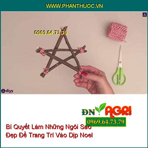 Bí Quyết Làm Những Ngôi Sao Đẹp Để Trang Trí Vào Dịp Noel