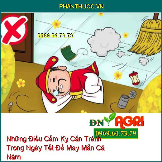 Những Điều Cấm Kỵ Cần Tránh Trong Ngày Tết Để May Mắn Cả Năm