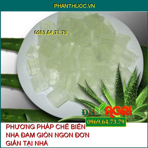 PHƯƠNG PHÁP CHẾ BIẾN NHA ĐAM GIÒN NGON ĐƠN GIẢN TẠI NHÀ