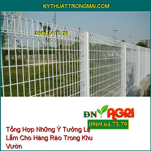 Tổng Hợp Những Ý Tưởng Lạ Lẫm Cho Hàng Rào Trong Khu Vườn 