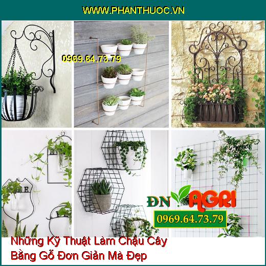 Những Kỹ Thuật Làm Chậu Cây Bằng Gỗ Đơn Giản Mà Đẹp