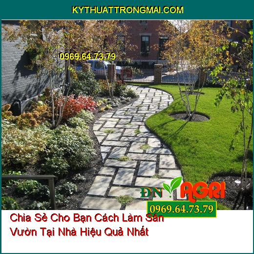 Chia Sẻ Cho Bạn Cách Làm Sân Vườn Tại Nhà Hiệu Quả Nhất