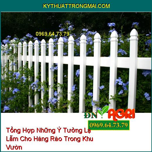 Tổng Hợp Những Ý Tưởng Lạ Lẫm Cho Hàng Rào Trong Khu Vườn 