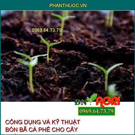 CÔNG DỤNG VÀ KỸ THUẬT BÓN BÃ CÀ PHÊ CHO CÂY TRỒNG 