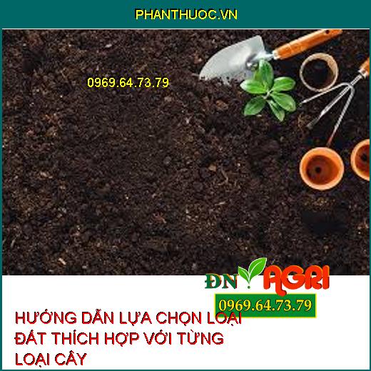 HƯỚNG DẪN LỰA CHỌN LOẠI ĐẤT THÍCH HỢP VỚI TỪNG LOẠI CÂY