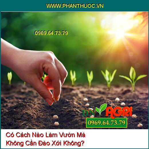 Có Cách Nào Làm Vườn Mà Không Cần Đào Xới Không? 