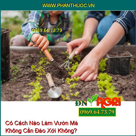 Có Cách Nào Làm Vườn Mà Không Cần Đào Xới Không? 