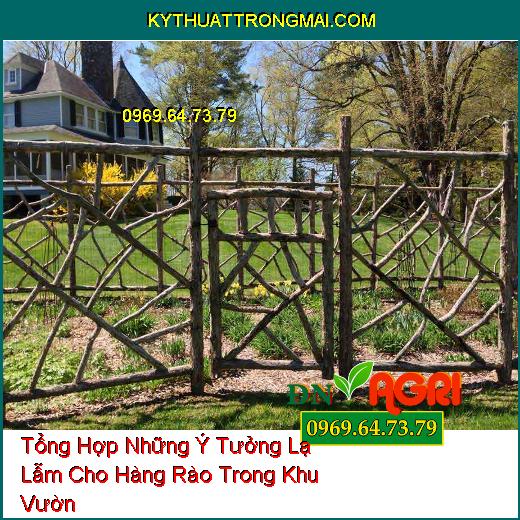 Tổng Hợp Những Ý Tưởng Lạ Lẫm Cho Hàng Rào Trong Khu Vườn 