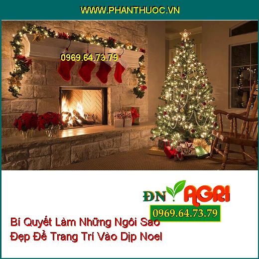 Bí Quyết Làm Những Ngôi Sao Đẹp Để Trang Trí Vào Dịp Noel