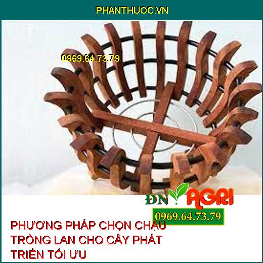 PHƯƠNG PHÁP CHỌN CHẬU TRỒNG LAN CHO CÂY PHÁT TRIỂN TỐI ƯU