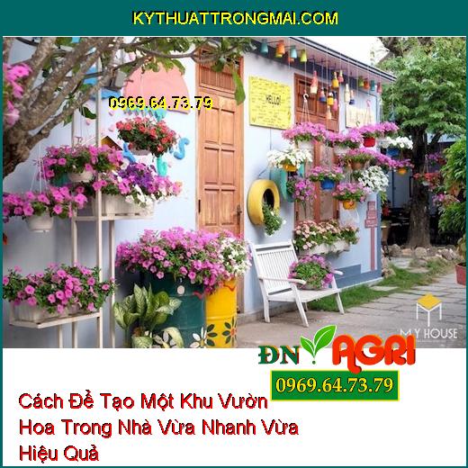 Cách Để Tạo Một Khu Vườn Hoa Trong Nhà Vừa Nhanh Vừa Hiệu Quả