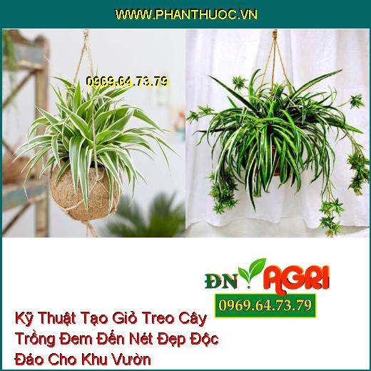 Kỹ Thuật Tạo Giỏ Treo Cây Trồng Đem Đến Nét Đẹp Độc Đáo Cho Khu Vườn