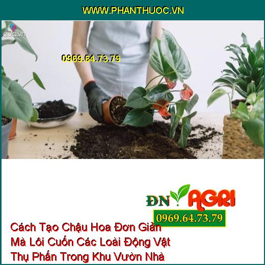 Cách Tạo Chậu Hoa Đơn Giản Mà Lôi Cuốn Các Loài Động Vật Thụ Phấn Trong Khu Vườn Nhà Bạn