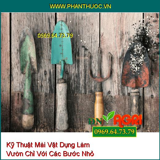 Kỹ Thuật Mài Vật Dụng Làm Vườn Chỉ Với Các Bước Nhỏ