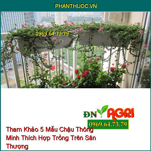 Tham Khảo 5 Mẫu Chậu Thông Minh Thích Hợp Trồng Trên Sân Thượng