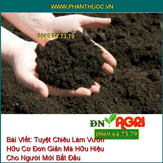 Tuyệt Chiêu Làm Vườn Hữu Cơ Đơn Giản Mà Hữu Hiệu Cho Người Mới Bắt Đầu