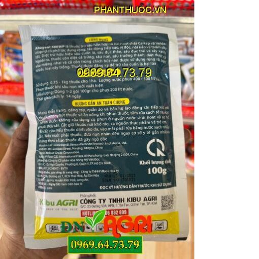 ABAGENT 500WP- Đặc Trị Sâu Cuốn Lá- Sâu Đục Thân- Rầy Nâu- Bọ Trĩ- Nhện Đỏ