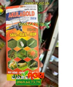 AKULAGOLD 260EW- Đặc Trị Sâu Đục Thân- Rệp Sáp- Nhện Đỏ- Bọ Trĩ- Ruồi Vàng