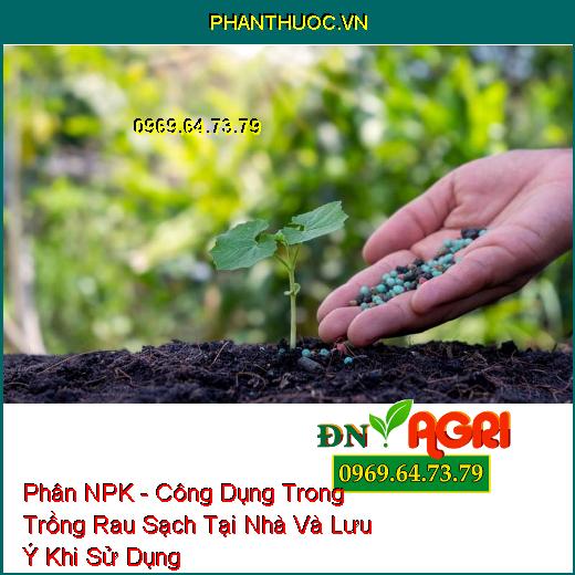 Phân NPK - Công Dụng Trong Trồng Rau Sạch Tại Nhà Và Lưu Ý Khi Sử Dụng