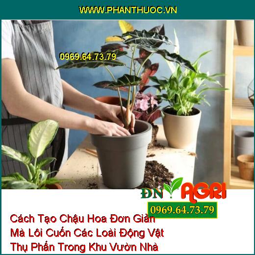 Cách Tạo Chậu Hoa Đơn Giản Mà Lôi Cuốn Các Loài Động Vật Thụ Phấn Trong Khu Vườn Nhà Bạn