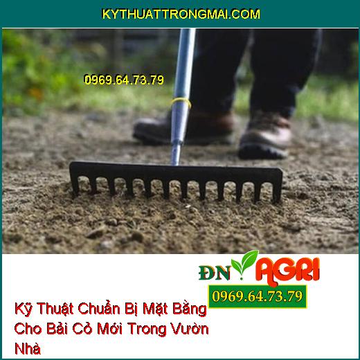 Kỹ Thuật Chuẩn Bị Mặt Bằng Cho Bải Cỏ Mới Trong Vườn Nhà