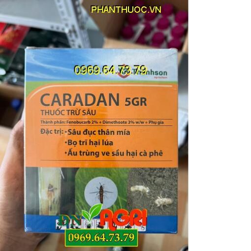 CARADAN 5GR- Đặc Trị Sâu Đục Thân- Bọ Trĩ Hại Lúa- Ấu Trùng Ve Sầu