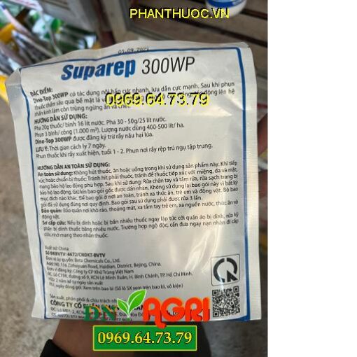 DINO TOP 300WP SUPARPEP 300WP- Đặc Trị Rệp Sáp- Rầy Xanh- Bọ Trĩ- Rầy Nâu