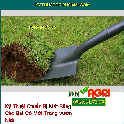 Kỹ Thuật Chuẩn Bị Mặt Bằng Cho Bải Cỏ Mới Trong Vườn Nhà