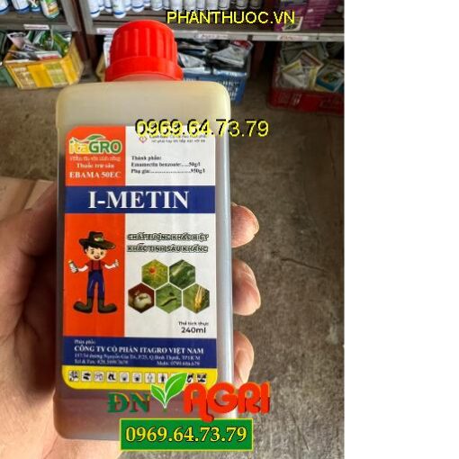 EBAMA 50EC I-METIN- Đặc Trị Sâu Kháng Thuốc- Sâu Cuốn Lá- Nhện Đỏ- Rầy, Rệp