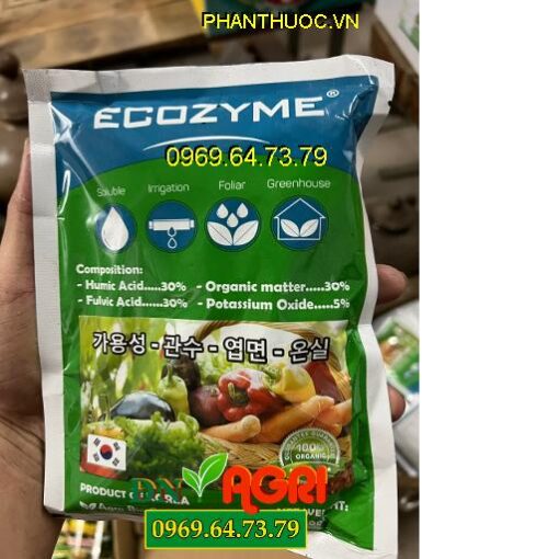 ECOZYME- Kích Ra Rễ- Xanh Lá- Bung Chồi- Hạ Phèn- To Trái- Mập Bông- Chống Stress