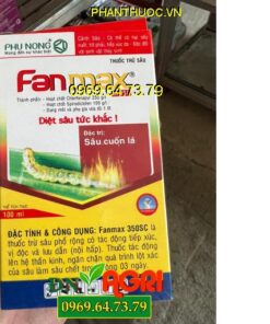 FANMAX 350SC- Đặc Trị Sâu Cuốn Lá- Sâu Đục Bẹ- Sâu Cuốn Lá Nhỏ