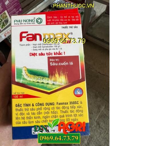 FANMAX 350SC- Đặc Trị Sâu Cuốn Lá- Sâu Đục Bẹ- Sâu Cuốn Lá Nhỏ