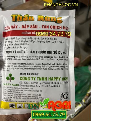 FORWIN 85WP Thần Rừng- Đặc Trị Sâu Đục Thân- Rầy Nâu- Rầy Xanh