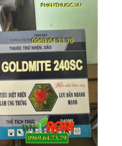 GOLDMITE 240SC- Đặc Trị Nhện Đỏ- Nhện Cam- Sâu Cuốn Lá- Bọ Trĩ