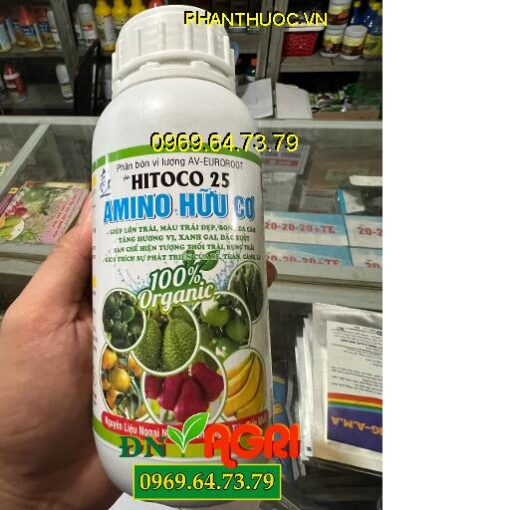 HITOCO 25 AMINO Hữu Cơ- Ngăn Rụng Trái -Lớn Trái- Màu Trái Đẹp- Tăng Hương Vị