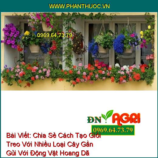 Chia Sẻ Cách Tạo Giỏi Treo Với Nhiều Loại Cây Gần Gủi Với Động Vật Hoang Dã Trong Vườn