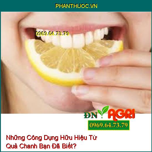 Những Công Dụng Hữu Hiệu Từ Quả Chanh Bạn Đã Biết?