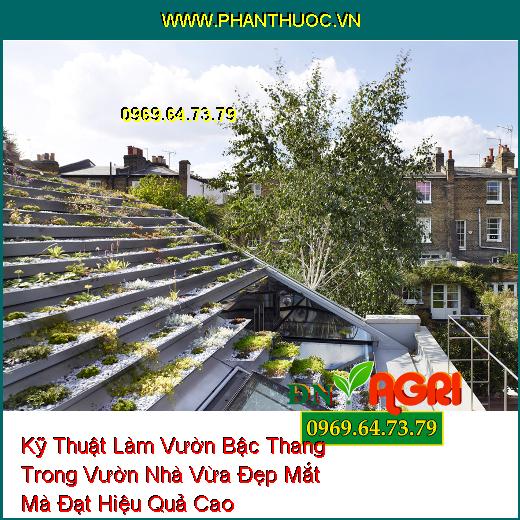 Kỹ Thuật Làm Vườn Bậc Thang Trong Vườn Nhà Vừa Đẹp Mắt Mà Đạt Hiệu Quả Cao